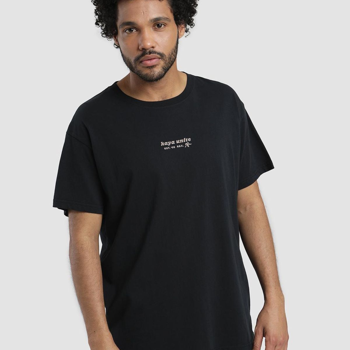 KAYA UNITE - Polera Hombre Slow Negro