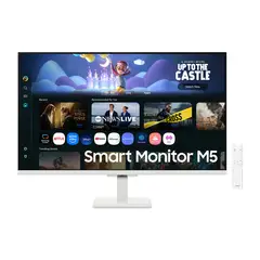 SAMSUNG - 32 M5 M50F FHD 60Hz Monitor Smart Blanco 32