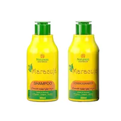 GENERICO - Kit Shampoo y Acondicionador Maracuya 300ml Natureza Cosmeticos
