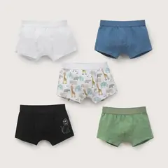 OPALINE - Pack De 5 Boxer Algodón Niño