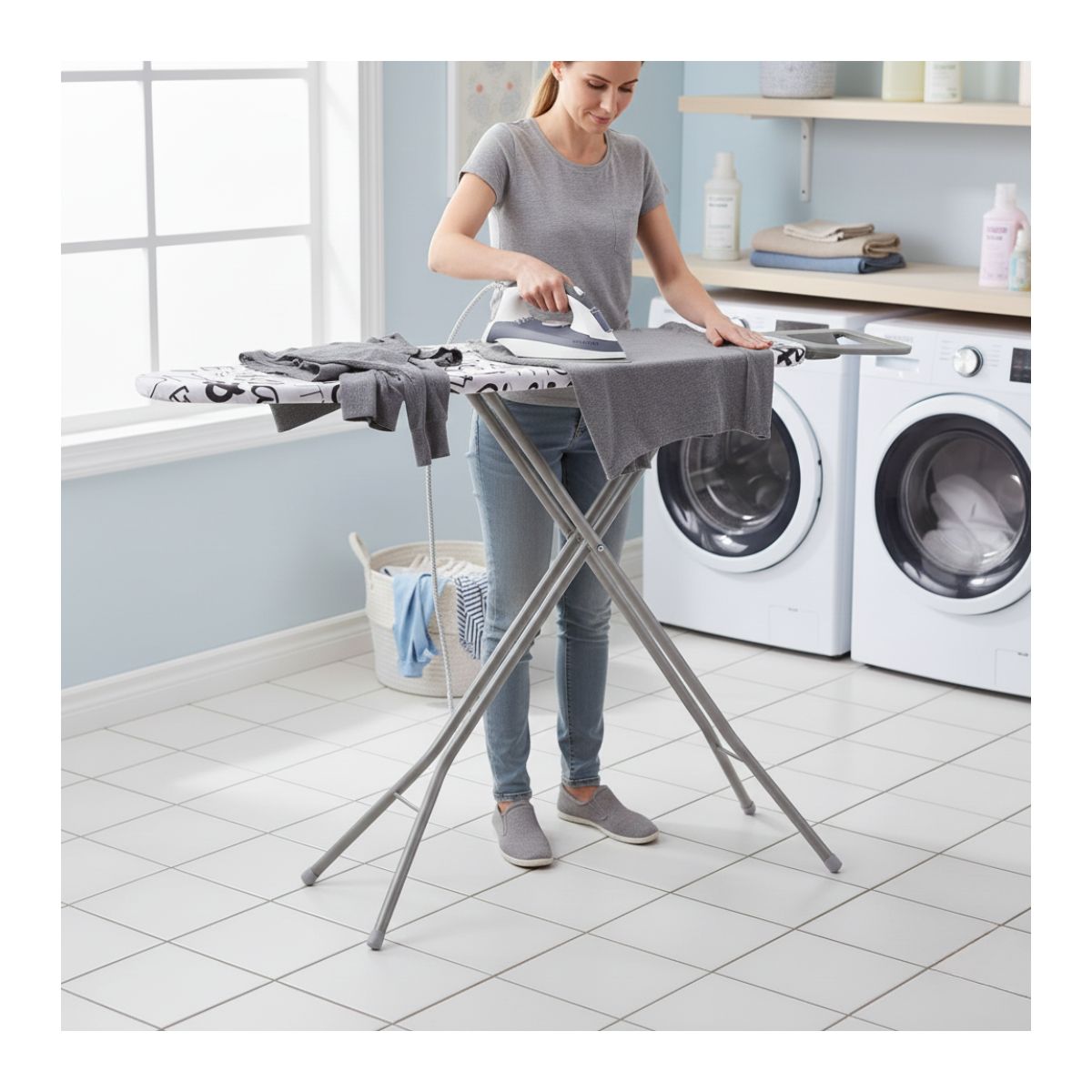 EKOL TACTICA MILITAR - Tabla De Planchar Mesa De Planchar Home Metal Pp Tela