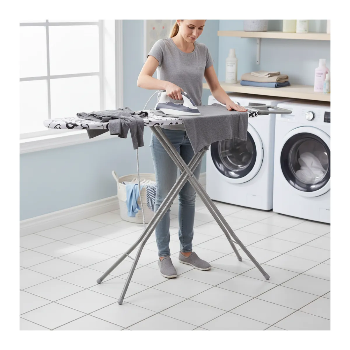 EKOL TACTICA MILITAR - Tabla De Planchar Mesa De Planchar Home Metal Pp Tela