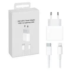 GENERICO - Cargador completo Compatible para iphone 20W