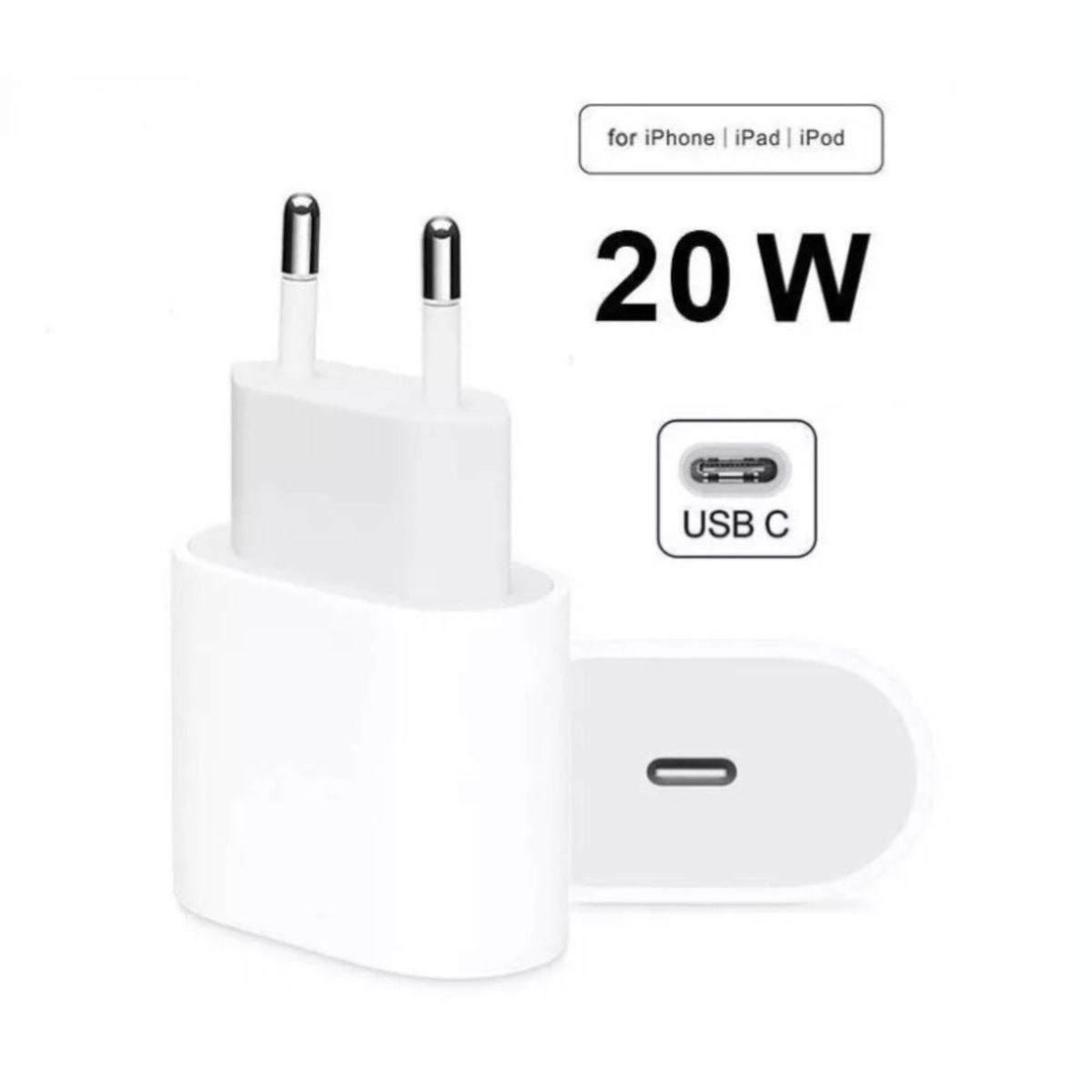 GENERICO - Cargador completo Compatible para  iphone  20W