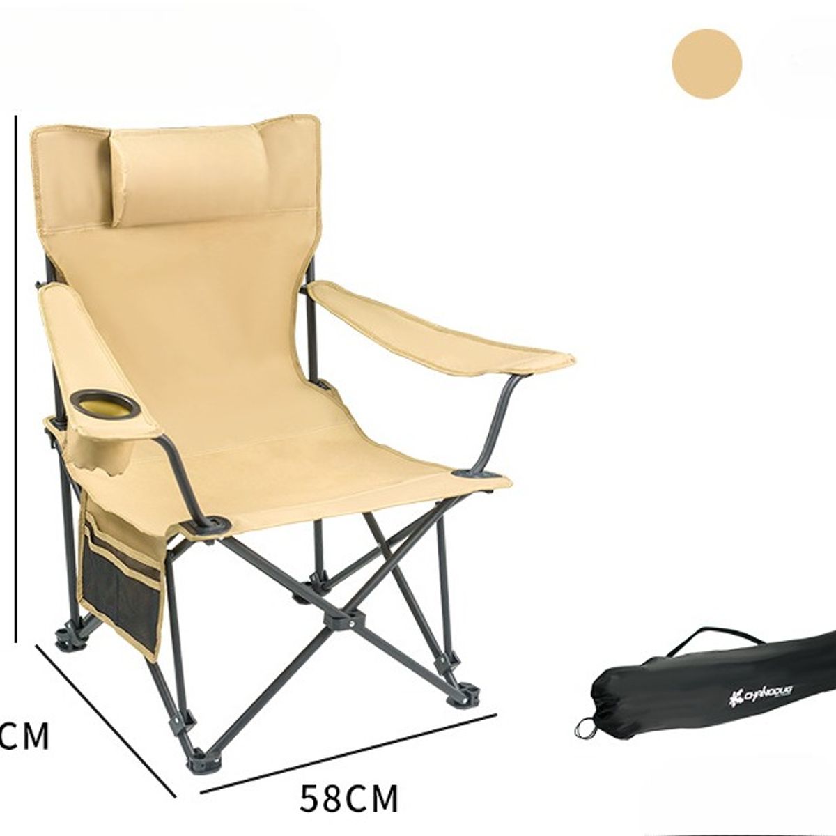 GENERICO - ️ Colchoneta de Camping Ultraligera Tipo Egg Nest COLOR BEIGE HASTA 200KL