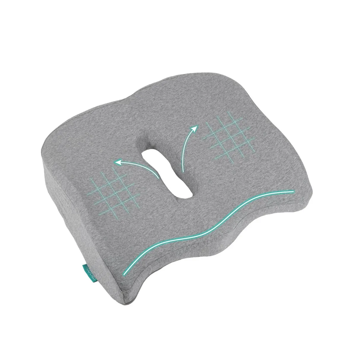 Cojin Silla Asiento Ortopedico Lumbar Noobe Ergonomico Memory, marca NOOBE DREAM ON - Foto Principal