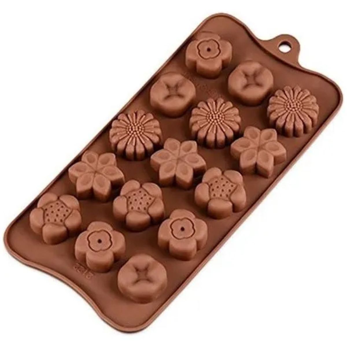 PASTELERIUSCL - Moldes De Chocolate Moldes Chocolate Silicona 5 Flores N1 Moldes De Silicona Florales molde
