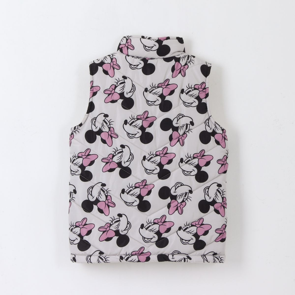 DISNEY - Parka Sin Mangas Niña Full Print Minnie Gris Disney