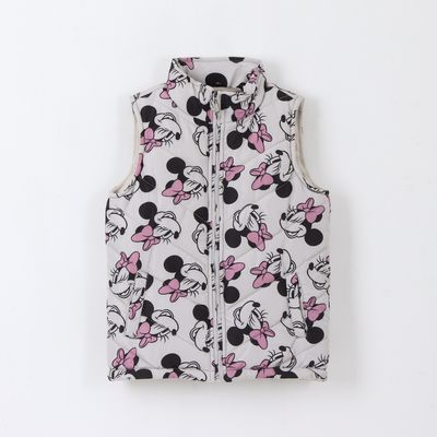 Imagen 1 del producto Parka Sin Mangas Niña Full Print Minnie Gris