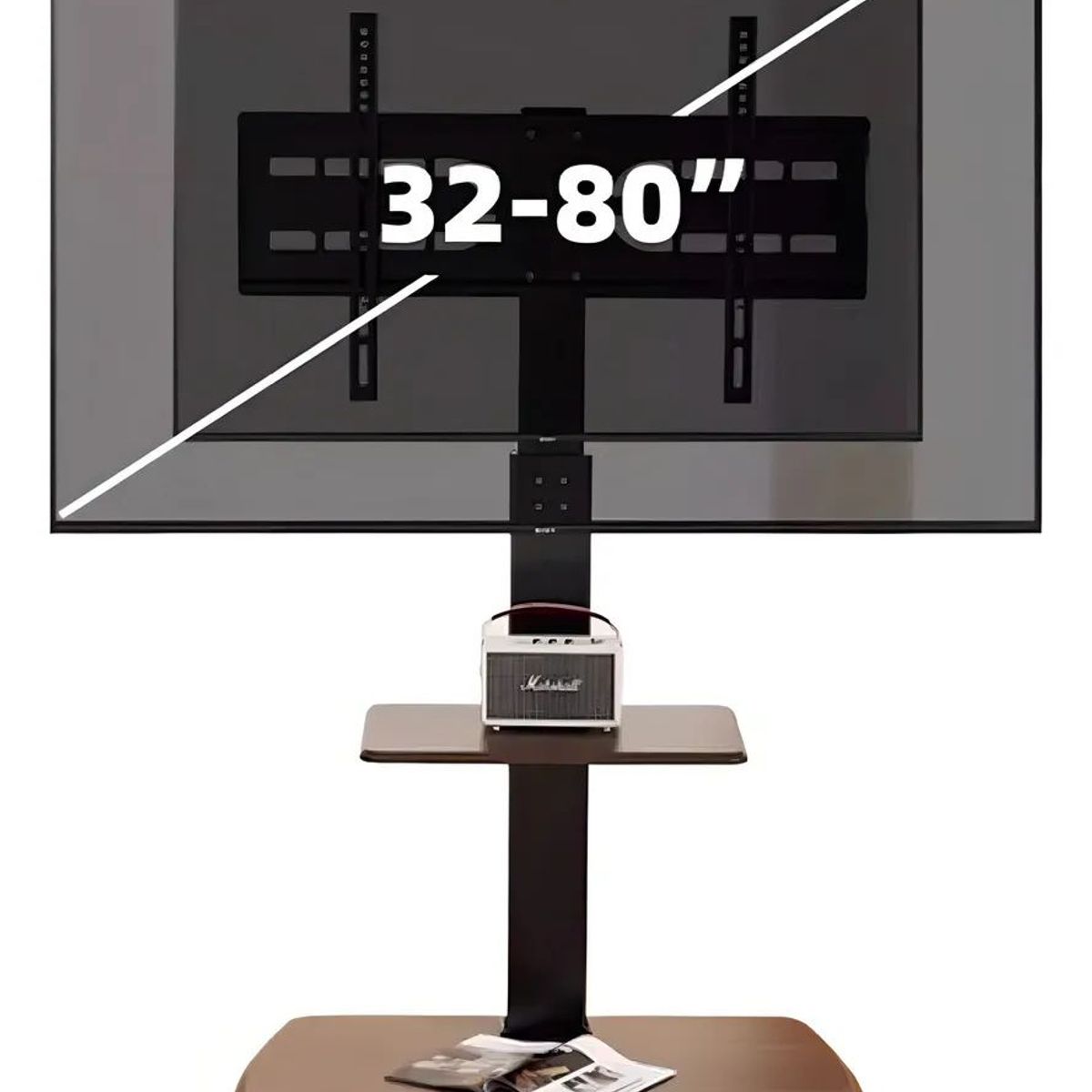 SHOP EHOME BAG - Soporte Tv Rack Movil Con Ruedas 32 A 70 Base Pedestal