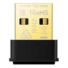 TP LINK - Adaptador USB Archer T3U Nano AC1300 Nano Wireless MU-MIMO
