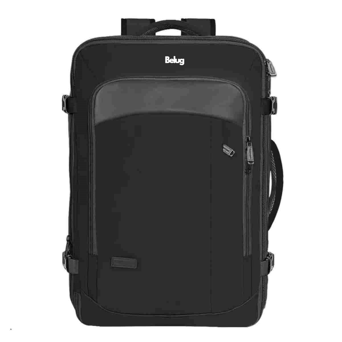 GENERICO - Mochila Viaje  Negra Impermeable Expandible Antirrobo 50L BELUG