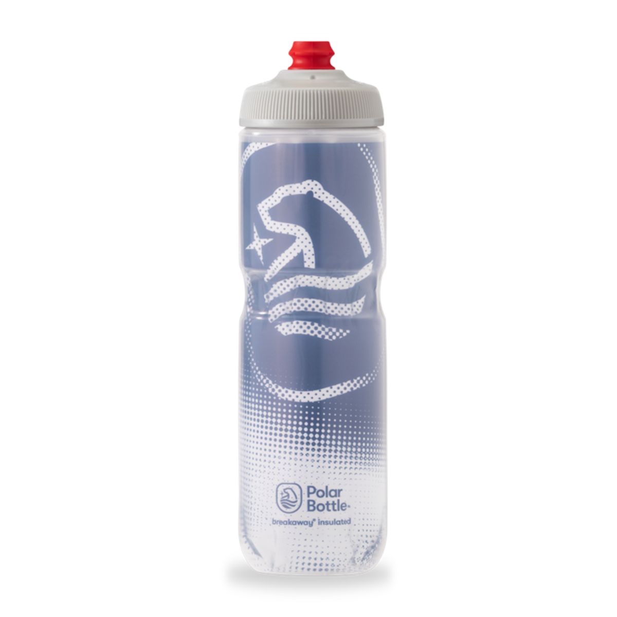 POLAR BOTTLE - BOTELLA BREAKAWAY INSULATED 600ML BIG BEAR NAVY BLUE/WHIT