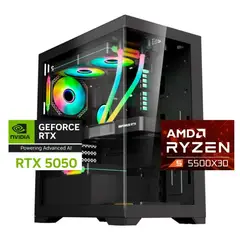 OEM - Pc Gamer Warrior Plus: Ryzen 5 5500, 32gb, M.2, RTX 5060 8gb