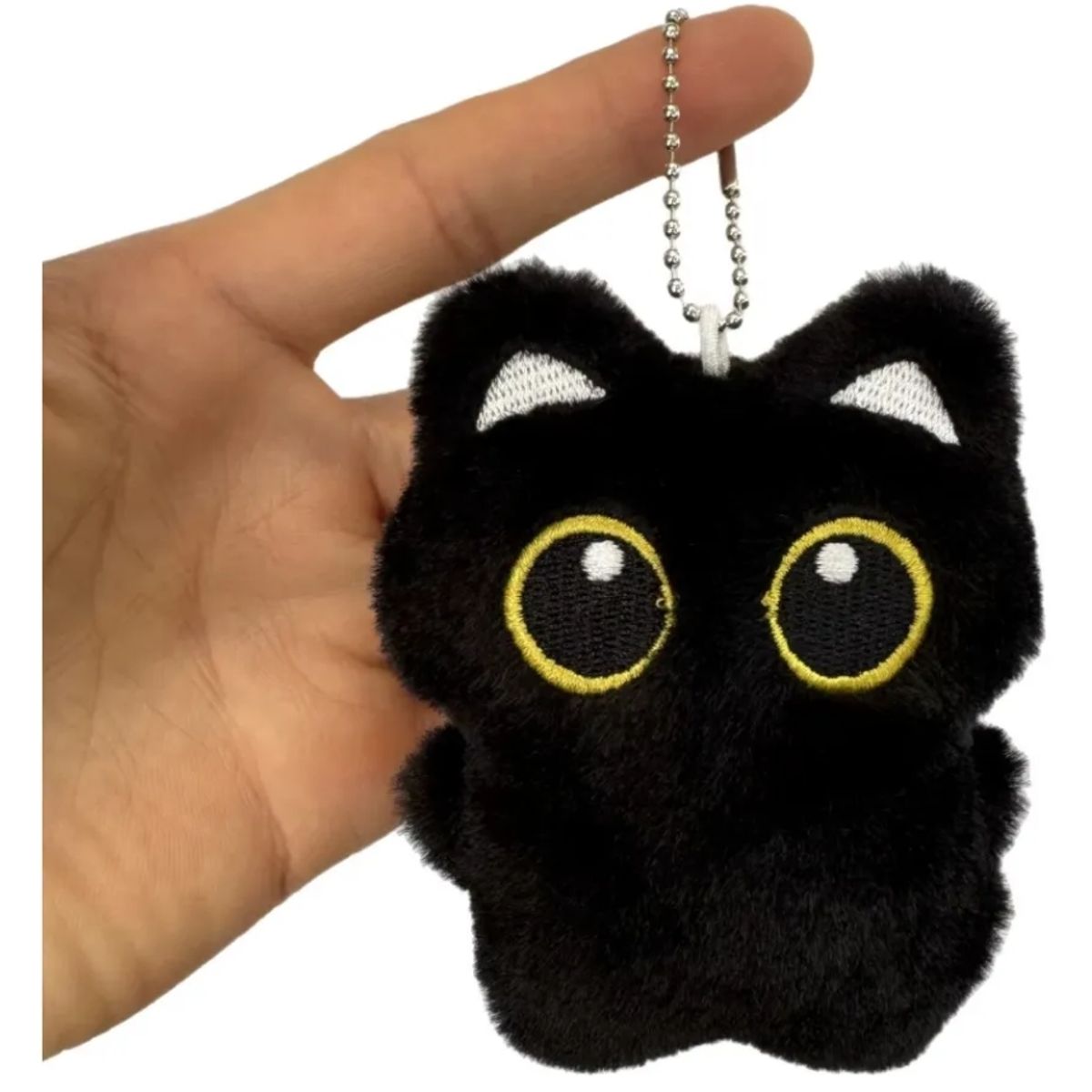 GENERICO - Peluche Llavero Gato Gatito Cascabel Kawaii Tierno 10 Cm