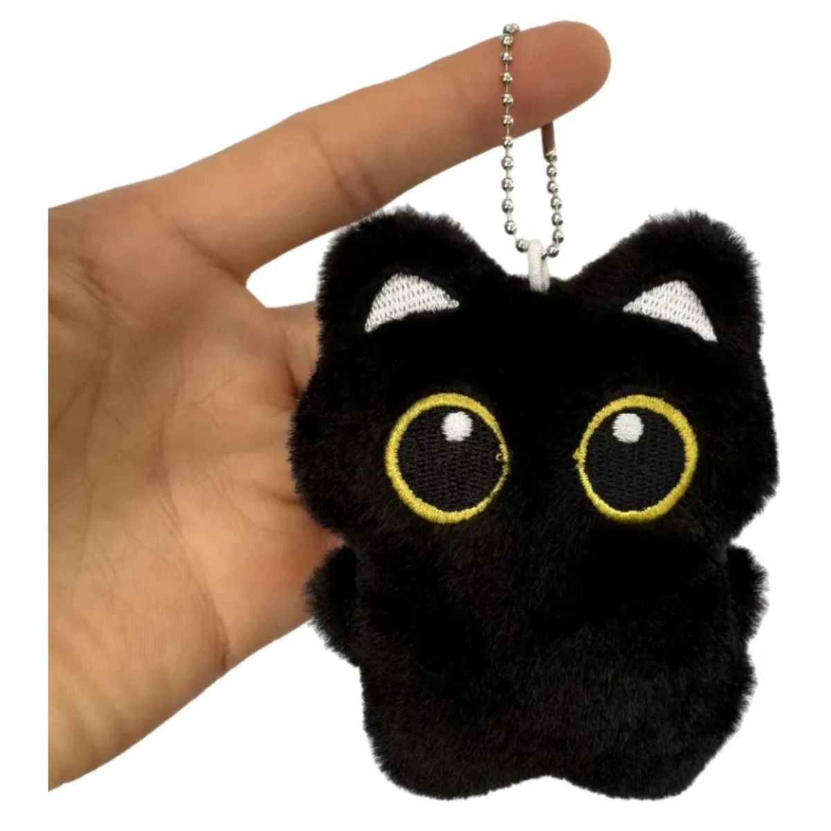 GENERICO - Peluche Llavero Gato Gatito Cascabel Kawaii Tierno 10 Cm