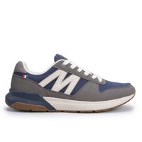 Zapatilla Urbana Casual Azul Gris Hombre Michelin Pu20