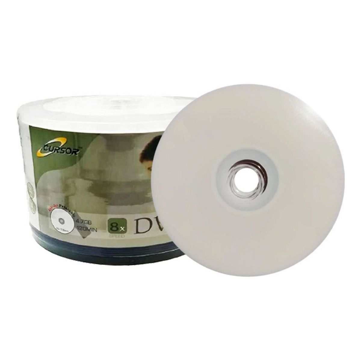 CURSOR - Discos Dvd - R 8x Printable Cursor 47gb 50 Unidades