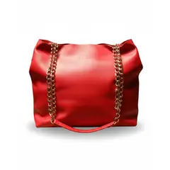 JARDIN DEL ESTE - Cartera de cuero Rojo Cherry Amapola