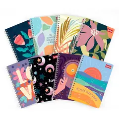 GENERICO - Cuaderno Universitario Femenino Scribe 7mm 100hx 10UD