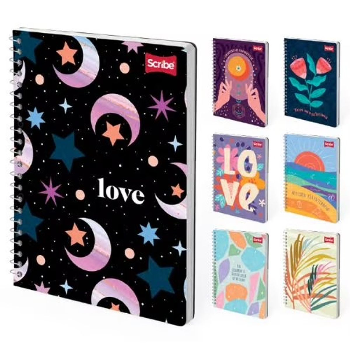 GENERICO - Cuaderno Universitario Femenino Scribe 7mm 100hx 10UD