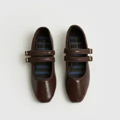 LOUNGE - Zapato Ballerina Mujer Doble Hebilla