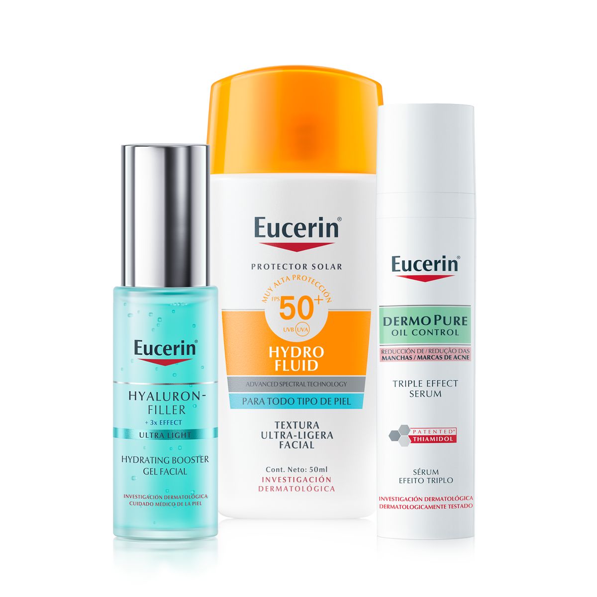 EUCERIN - EUCERIN Pack Dermopure + Hydrating Booster +Hydro Fluid 40ml
