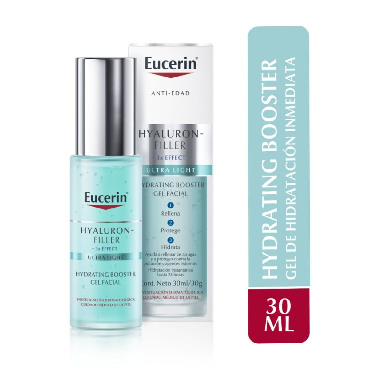 EUCERIN - Gel Facial Eucerin Hyaluron Filler Hydrating Booster 30ml