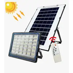 IRM - Farol Solar LED 200W Energía Solar Control Remoto PM-008 Negro PM
