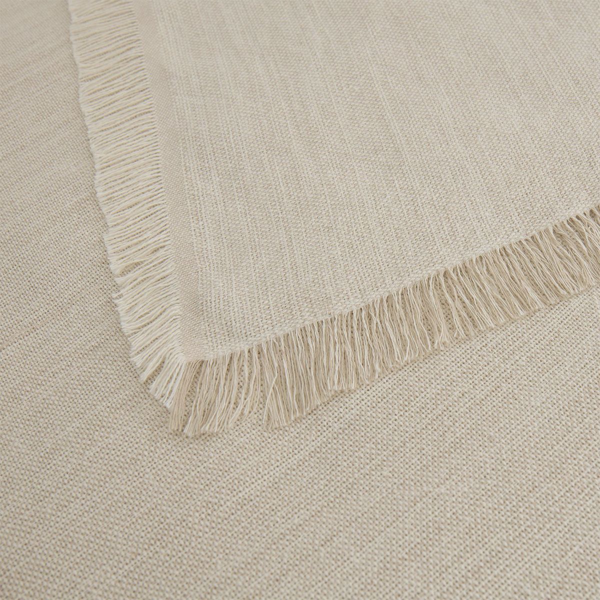 TEXTURA INTERIORS - Colcha Grisfu 240x280 Crudo (Cama 2 Plazas o Queen) Textura Interiors