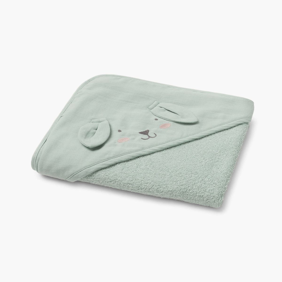 TEXTURA INTERIORS - Toalla Infantil Caru 80x80 Verde Claro Textura Interiors