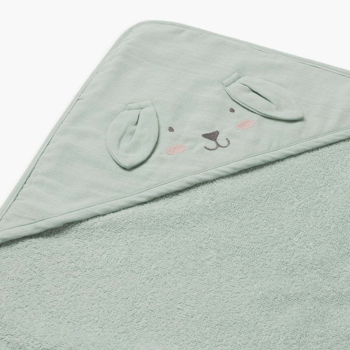 TEXTURA INTERIORS - Toalla Infantil Caru 80x80 Verde Claro Textura Interiors