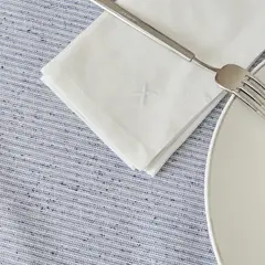 TEXTURA INTERIORS - Mantel Savil 140x250 Azul