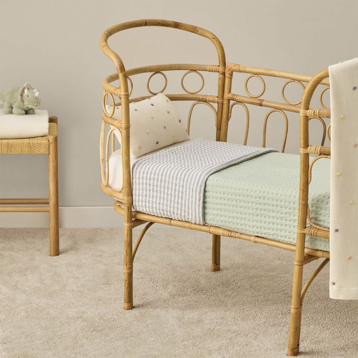 Colcha Lilut 100x120 Verde Claro (Cuna) Textura Interiors, marca TEXTURA INTERIORS - Foto 2