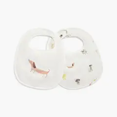 TEXTURA INTERIORS - Babero Algodón Amiguis Blanco