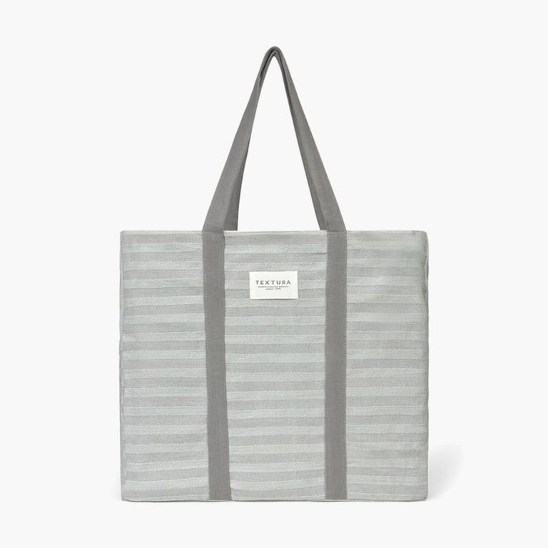 Bolso de Playa Luribol 45x40 Gris Gris TALLA UNICA