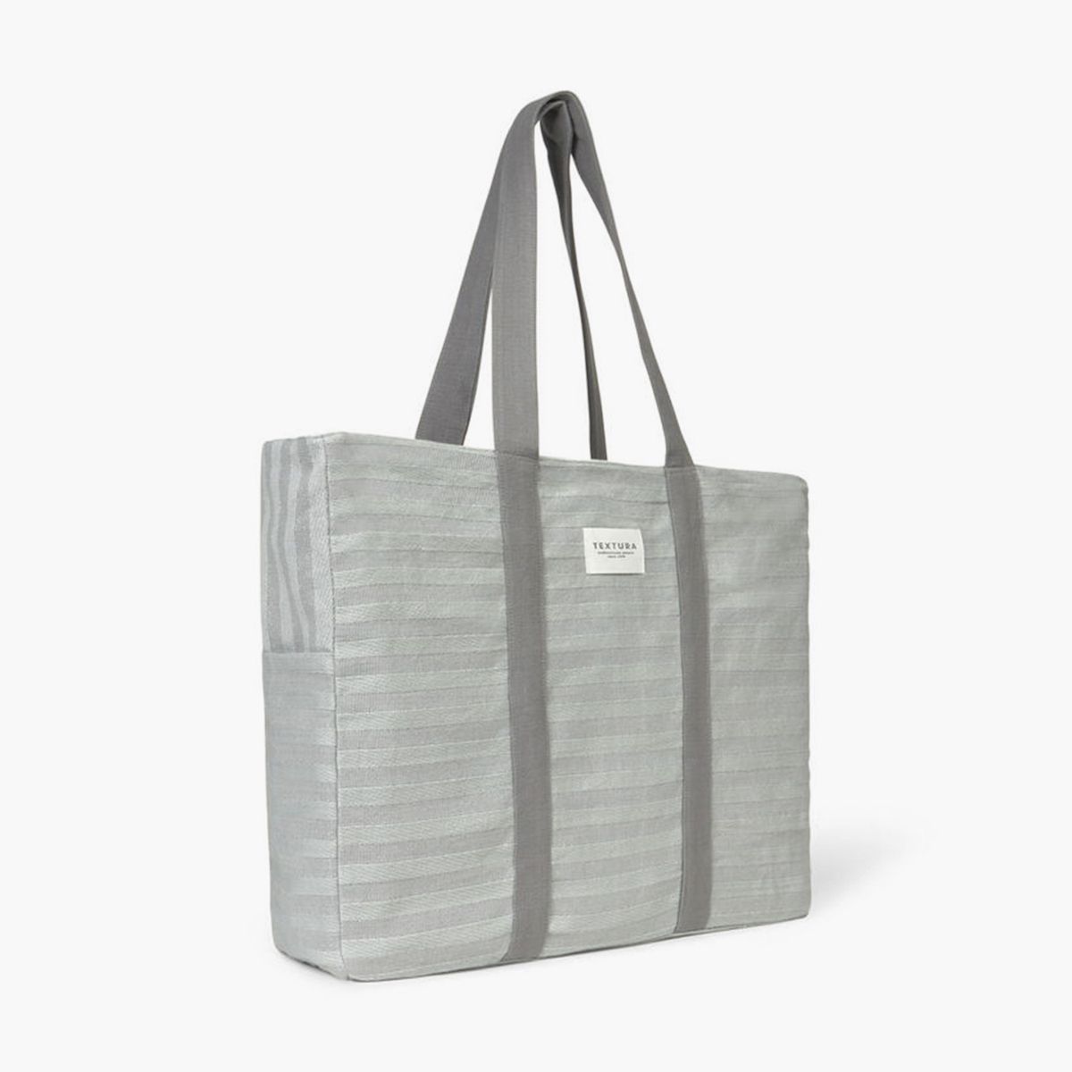 TEXTURA INTERIORS - Bolso de Playa Luribol 45x40 Gris Textura Interiors