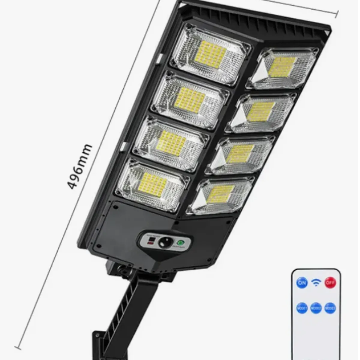 IRM - Foco Solar 200w Foco Potentes Sensor De Movimiento Exterior Color de la carcasa Negro