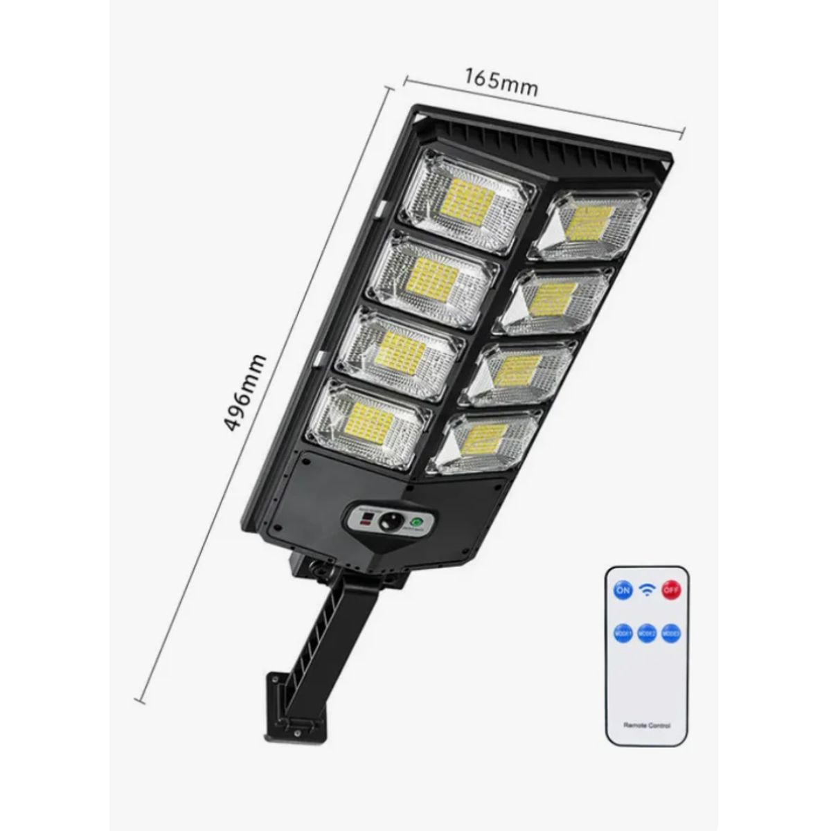 IRM - Foco Solar 200w Foco Potentes Sensor De Movimiento Exterior Color de la carcasa Negro
