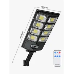 IRM - Foco Solar 200w Foco Potentes Sensor De Movimiento Exterior Color de la carcasa Negro