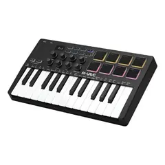 MUNDO MAGIA - Teclado Controlador Midi De 25 Teclas Usb Portátil Negro