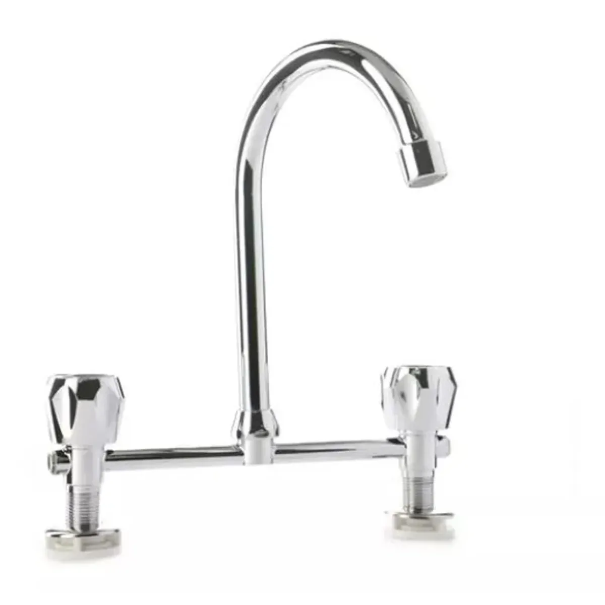 GENERICO - Llave Combinación para Lavaplatos Color Plateado