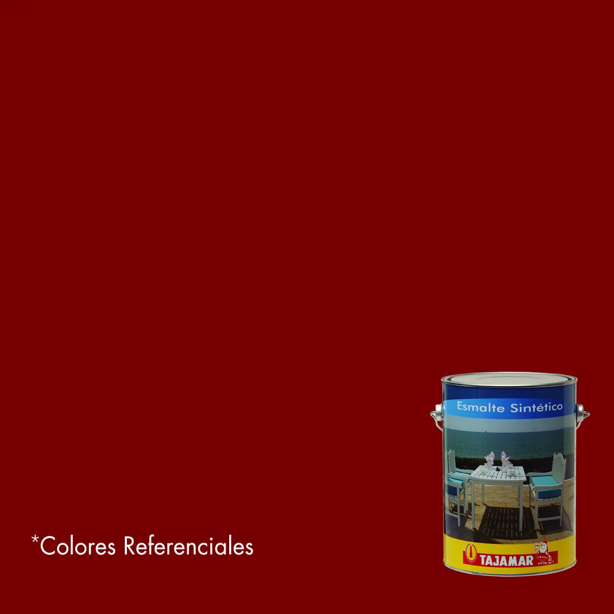 TAJAMAR - Esmalte Sintético Rojo Bermellón Tajamar Galón