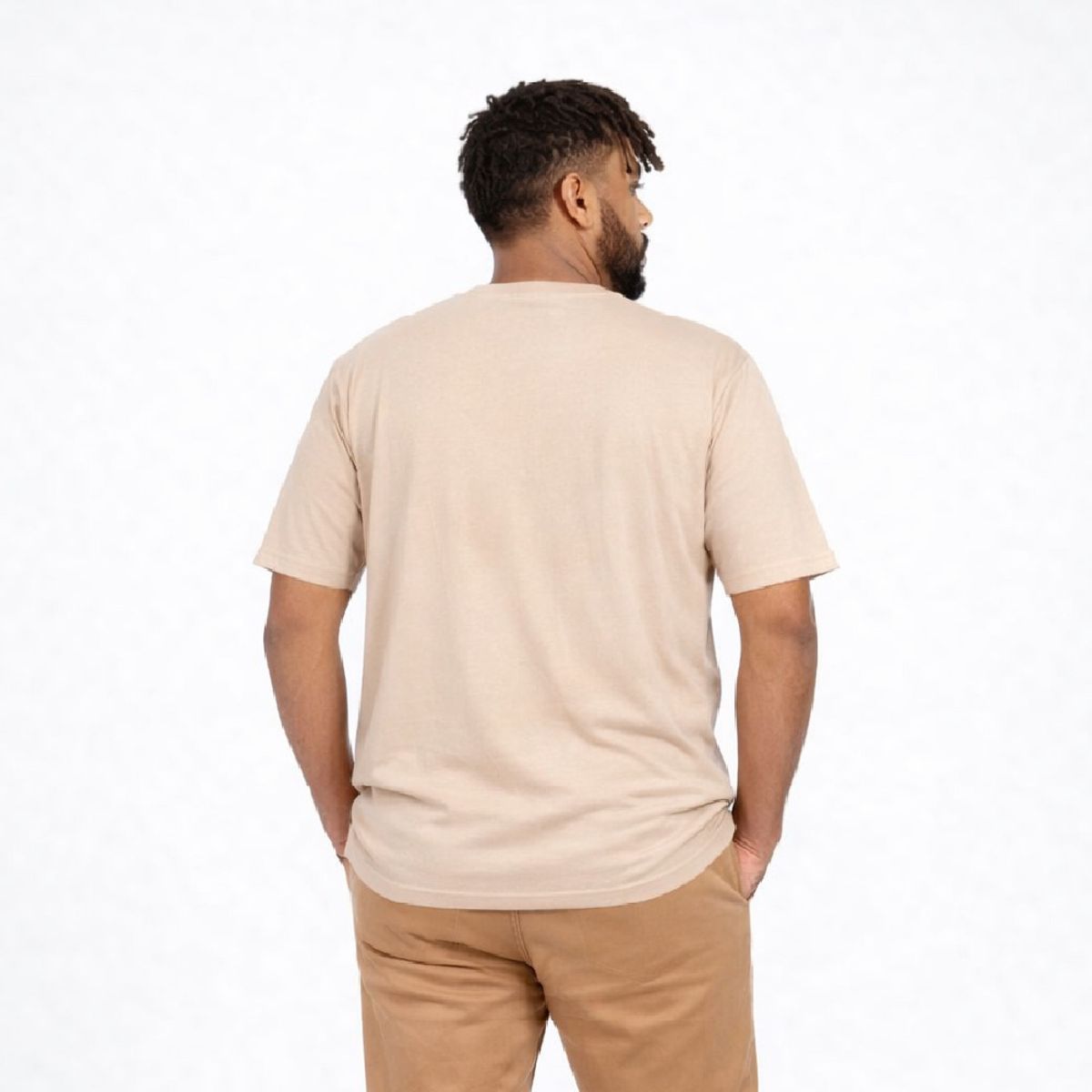 GANGSTER - Plus Polera MC Textura Ranch Beige