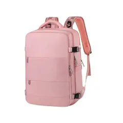 MOMO - Mochila De Viaje Avión Aprobado Gran Capacidad Diseño De La Tela Lisa
