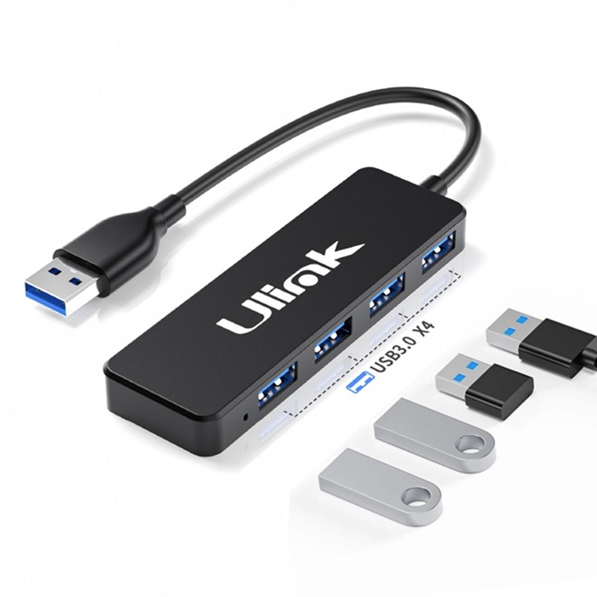 ULINK - Hub adaptador USB  3.0 4 puerto Ulink UL-HUB300