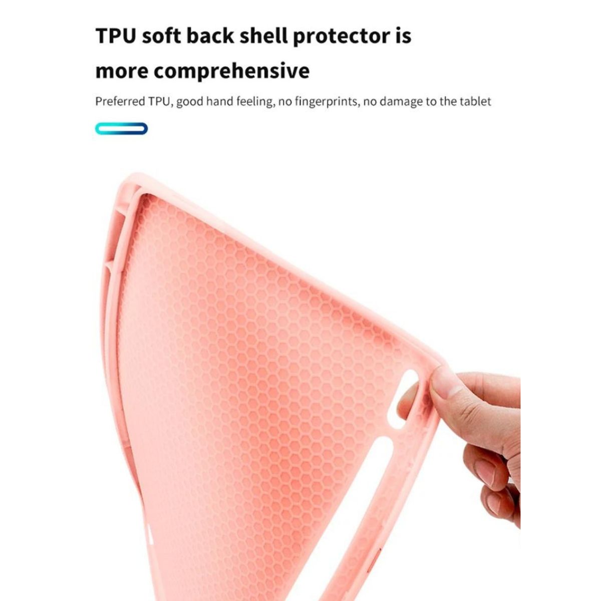 GENERICO - Carcasa Con Ranura Para Samsung Tab S9 Plus 12.4 S9+ Rosado