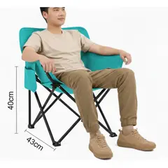 GENERICO - Silla de camping ultraligera tipo egg nest COLOR VERDE Hasta 120kl