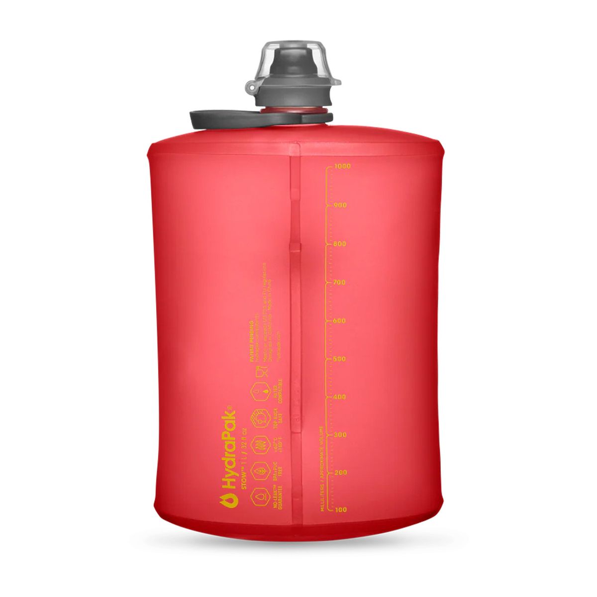 HYDRAPAK - Botella de Hidratación Flexible Hydrapak Stow 1L Redwood