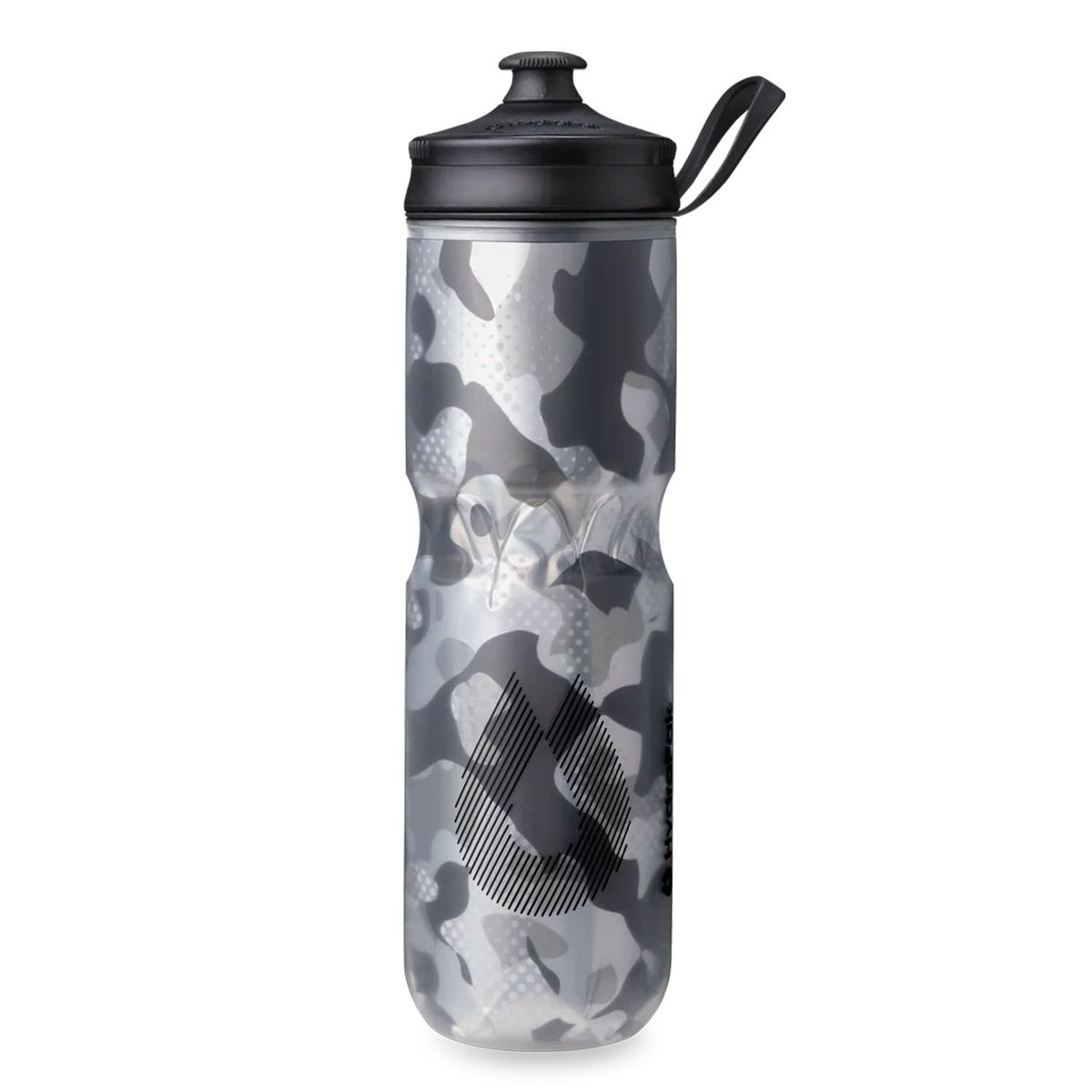 HYDRAPAK - Botella de Agua Hydrapak Sport 700ml Contender Black